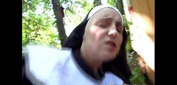  Naughty german nun loves cock